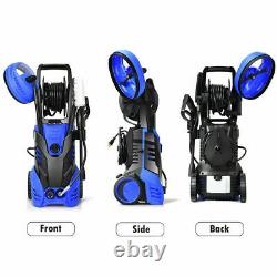 3000PSI Electric High Pressure Washer 2000W 2GPM withPatio Cleaner and 5 Nozzles