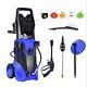 3000PSI Electric High Pressure Washer 2000W 2GPM with Patio Cleaner & 5 Nozzles