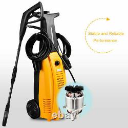 3000PSI Electric High Pressure Washer Burst Sprayer 2000W Built-In Detergent HD