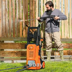 3000PSI Electric Pressure Washer High-Power Cleaner Water Sprayer Machine+2.4GPM