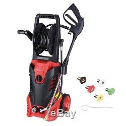 3000PSI Electric Pressure Washer Power 1.9GPM 5 Nozzles Vehicle Boat Cleaning