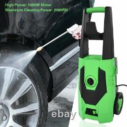 3000 PSI 1.7GPM Electric Pressure Washer High Powerful Water Cleaner Machine E