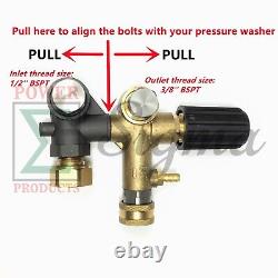 3000 PSI Power Pressure Washer Triplex Pump 3/4 shaft 6.5 HP