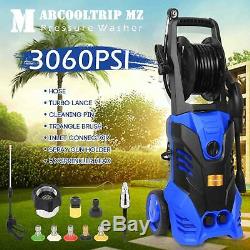 3060 PSI 2.0 GPM Power Water Electric Pressure Washer Kit with Hose Detergent Tank