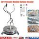 30 Pressure Washer Surface Cleaner Dual Handle Power Washer with Wheel 5200 PSI