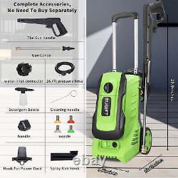 3300PSI 2.0GPM Electric Pressure Washer Sprayer High Power Cleaner Machine