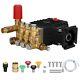 3300PSI Triplex Pressure Washer Water Pump, 3.9GPM, 3/4 Shaft GX200 90036 90028