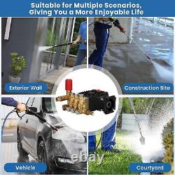 3300PSI Triplex Pressure Washer Water Pump, 3.9GPM, 3/4 Shaft GX200 90036 90028