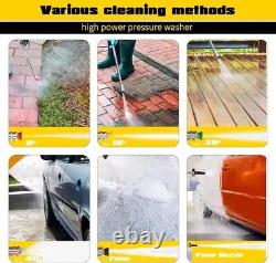 3400PSI Pressure Washer 2.6GPM Gas Power Washer 212CC with Hose/5 Piece Nozzles