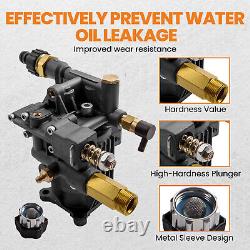 3400 PSI Power Pressure Washer Pump for 3/4 Shaft Horizontal Washer Pump 2.5GPM