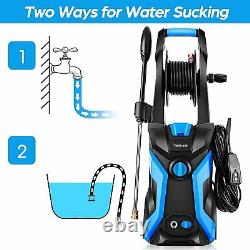 3500PSI 1800W Electric Pressure Washer` High Power Car Cleaner Machine+4Nozzles