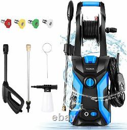 3500PSI 2.4GPM Electric Pressure Washer Power Cleaner Machine with4Nozzles IPX5 US