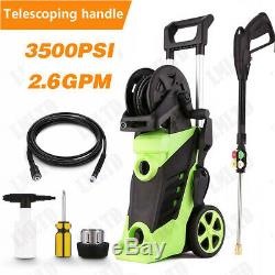 3500PSI 2.6GPM Electric Pressure Washer Cold Water Cleaner Auto Jet Machine Kit
