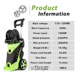 3500PSI 2.6GPM Electric Pressure Washer Cold Water Cleaner Auto Jet Machine Kit