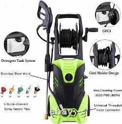 3500PSI 2.6GPM Electric Pressure Washer High Power Cleaner Machine Water Sprayer