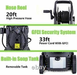 3500PSI 2.6GPM Electric Pressure Washer High Power Cleaner Machine Water Sprayer