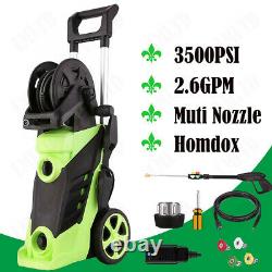 3500PSI 2.6GPM Electric Pressure Washer High Power Cold Water Washing Cleaner