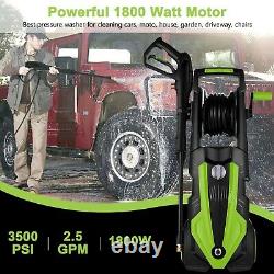 3500PSI 2.6GPM High Pressure Power Washer Electric Portable Cleaner Machine US