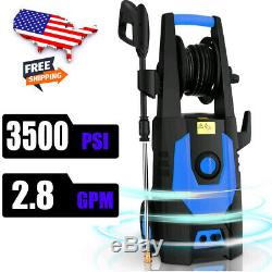 3500PSI 2.8GPM Electric Pressure Washer High Power Cold Water Cleaner Machine US