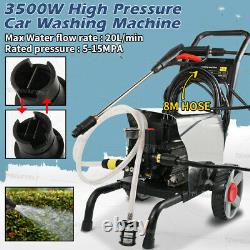 3500PSI 4.7HP HIGH PRESSURE WATER WASHER CLEANER GURNEY 8m Hose