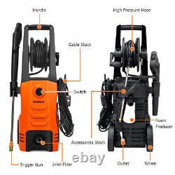 3500PSI Electric Pressure Washer 2.6GPM 1800W Power Cleaner Machine with 4 Nozzles