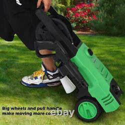 3500PSI Electric Pressure Washer 2.6GPM 1800W Power Cleaner with 4 Nozzles Green