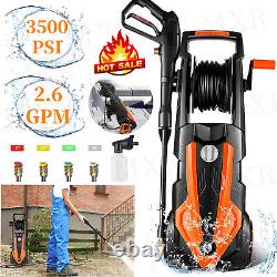 3500PSI Electric Pressure Washer 2.6GPM Power Cleaner Machine with4Nozzles 1800W