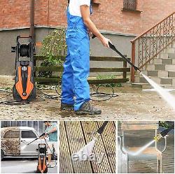3500PSI Electric Pressure Washer 2.6GPM Power Cleaner Machine with4Nozzles 1800W