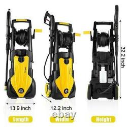 3500PSI Pressure Electric High Pressure Washer 1800W Motor Jet Sprayer+2.4GPM