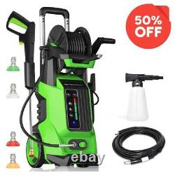 3500PSI Pressure Electric High Pressure Washer 1800W Motor Jet Sprayer 2.6GPM