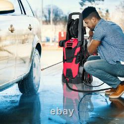 3500 PSI 2.1GPM Electric Pressure Washer High Power Water Cleaner With 5 Nozzles