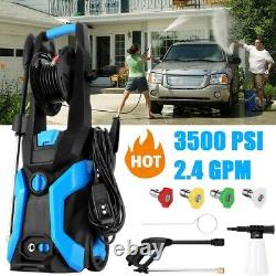 3500 PSI 2.4GPM Electric Pressure Washer High Power Cleaner Machine Sprayer 2022