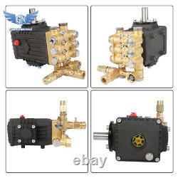 3600 PSI 4.9GPM Pressure Power Washer Pump 24mm Solid Shaft Belt Drive