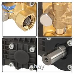 3600 PSI 4.9GPM Pressure Power Washer Pump 24mm Solid Shaft Belt Drive