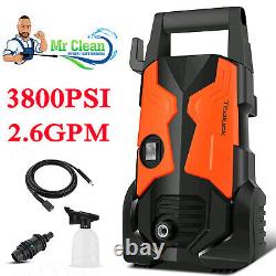3800PSI 2.6GPM Electric Pressure Washer High Power Portable Cleaner Sprayer