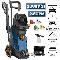 3800PSI 2.80GPM Electric Pressure Washer High Power Cold Water Cleaner Machine