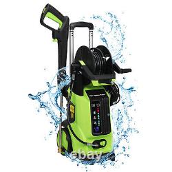 3800PSI 2.8GPM Electric High Pressure Washer with Jet Sprayer and LED Display