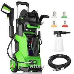 3800PSI 2.8GPM Electric High Pressure Washer with Jet Sprayer and LED Display