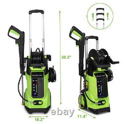 3800PSI 2.8GPM Electric High Pressure Washer with Jet Sprayer and LED Display