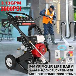 3800PSI 7HP Gas Petrol Engine Cold Water Cleaner High Power Pressure Washer