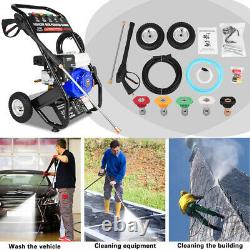 3800PSI 7HP Gas Petrol Engine Cold Water Cleaner High Power Pressure Washer US@