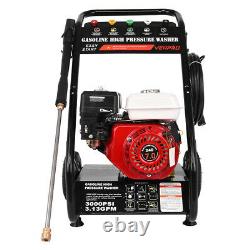 3800PSI 7HP Gas Petrol Engine Cold Water Portable Pressure Washer Cleaner