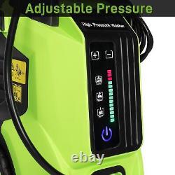 3800PSI Electric High Pressure Washer with Touch Screen Adjustment Pressure NEW