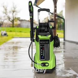 3800PSI Electric High Pressure Washer with Touch Screen Adjustment Pressure NEW