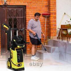 3800PSI Electric High Pressure Washer with Touch Screen Adjustment Pressure Yellow