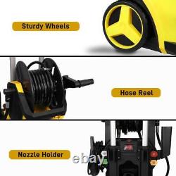 3800PSI Electric High Pressure Washer with Touch Screen Adjustment Pressure Yellow