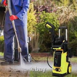 3800PSI Electric High Pressure Washer with Touch Screen Adjustment Pressure Yellow