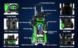 3800 PSI Electric High Pressure Washer with Touch Screen Adjustment Pressure new