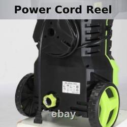 3800 PSI Max Electric Powerful Pressure Washer Power Cleaner with Hose Reel NEW