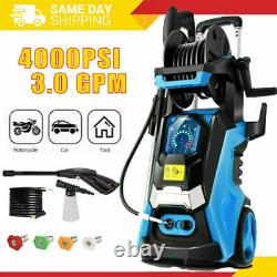 4000PSI-3.0GPM Electric Pressure Washer`High-Power Cleaner&Water Sprayer Machine